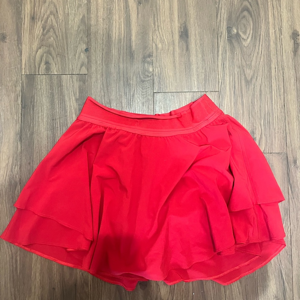 Lululemon red skirt